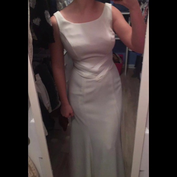 Vintage Dave and Johnny White Dress - Picture 1 of 4